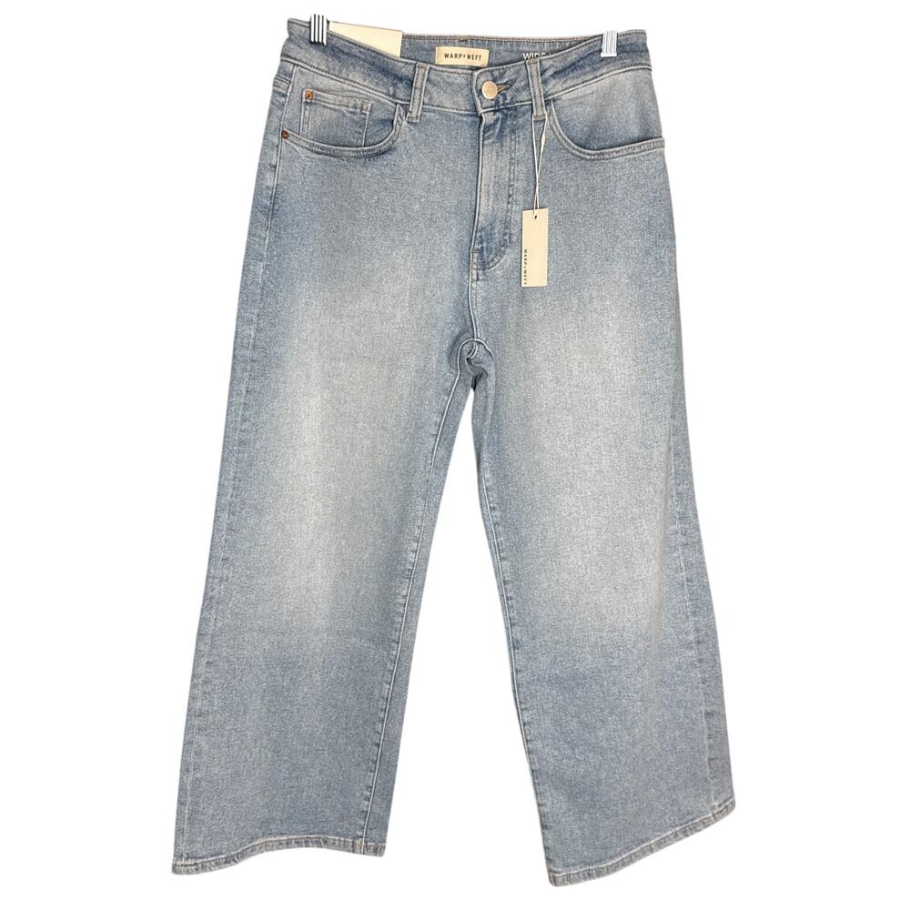 Warp + Weft Wide Leg Crop Jeans 8 29 NWT